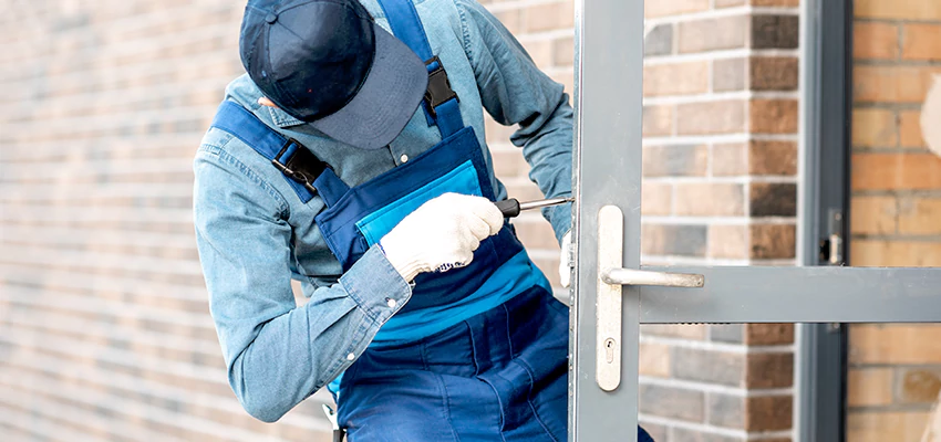 Pivot Storefront Door Locks Installation in Santa Barbara, California