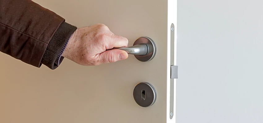 Restroom Locks Privacy Bolt Installation in Santa Barbara, California